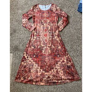 NORACORA Southwestern Boho Printed Dress Hippie Hippy Gypsy Festival